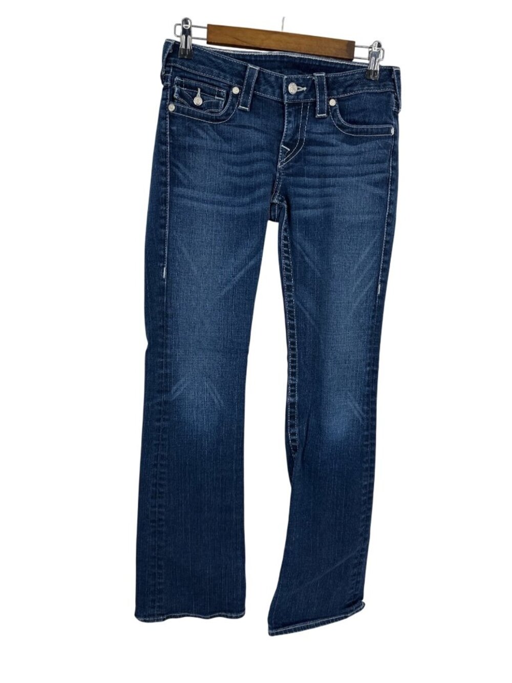 True Religion Becky Women's Bootcut Jeans Blue Denim Size 28